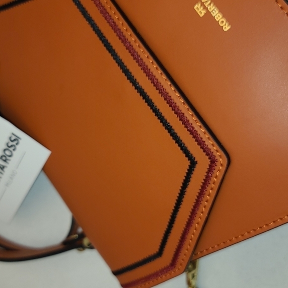 Roberto rossi leather tophandle bag x12 zucca s29 Italy - Picture 3 of 17